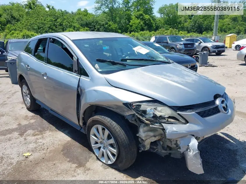 2011 Mazda Cx-7 I Sport VIN: JM3ER2B55B0389115 Lot: 42178894