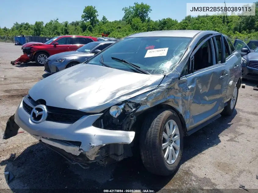 2011 Mazda Cx-7 I Sport VIN: JM3ER2B55B0389115 Lot: 42178894