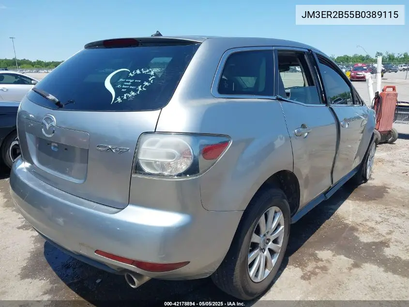 2011 Mazda Cx-7 I Sport VIN: JM3ER2B55B0389115 Lot: 42178894