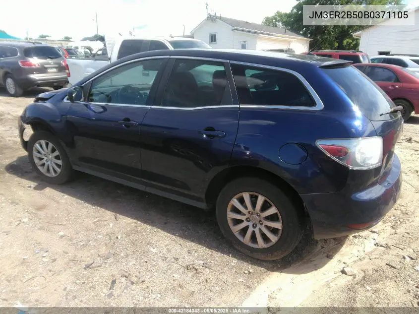 2011 Mazda Cx-7 I Sport VIN: JM3ER2B50B0371105 Lot: 42184043