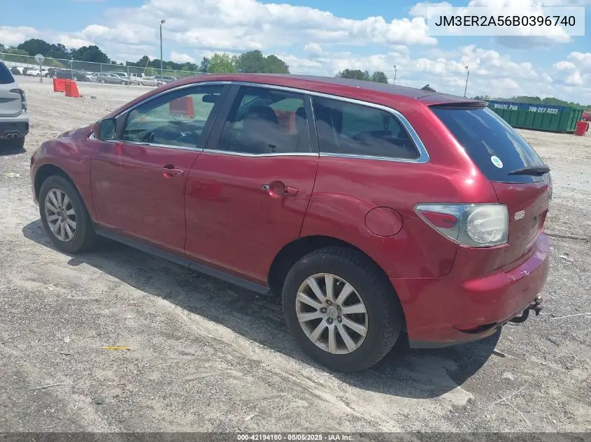 2011 Mazda Cx-7 I Sv VIN: JM3ER2A56B0396740 Lot: 42194180