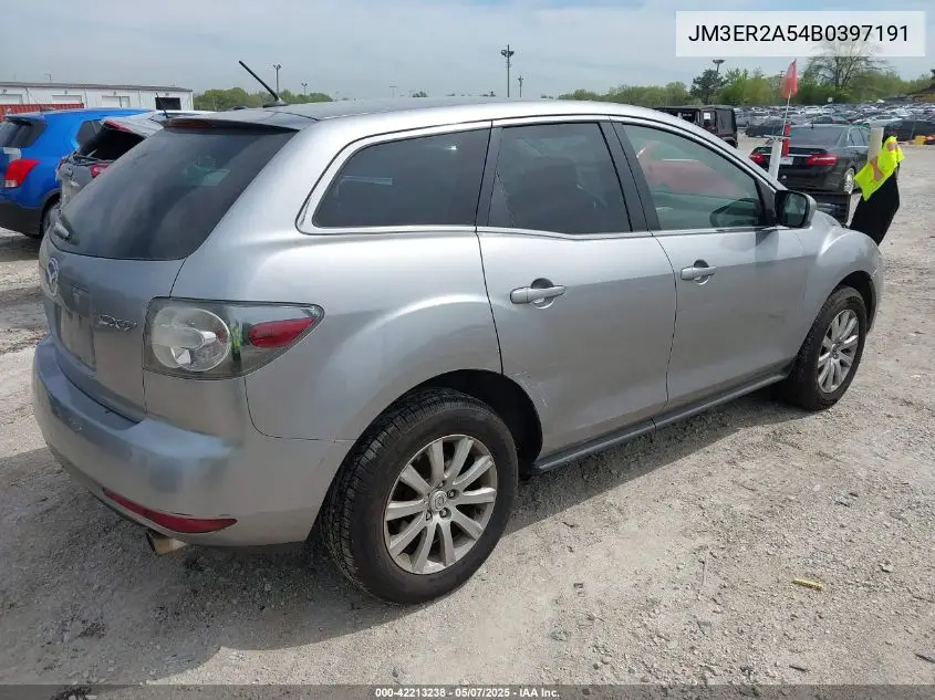 2011 Mazda Cx-7 I Sv VIN: JM3ER2A54B0397191 Lot: 42213238