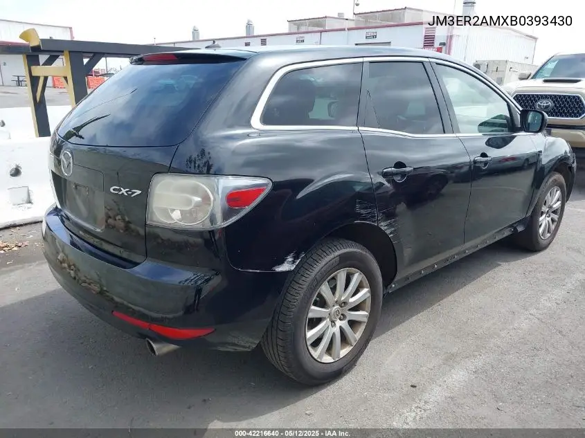 2011 Mazda Cx-7 I Sv VIN: JM3ER2AMXB0393430 Lot: 42216640