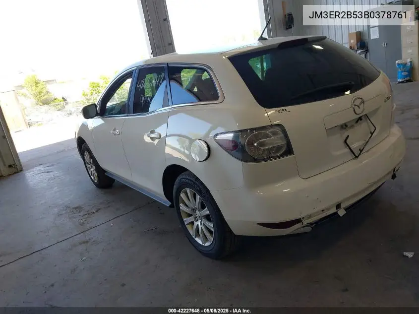 2011 Mazda Cx-7 I Sport VIN: JM3ER2B53B0378761 Lot: 42227648