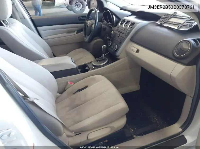 2011 Mazda Cx-7 I Sport VIN: JM3ER2B53B0378761 Lot: 42227648