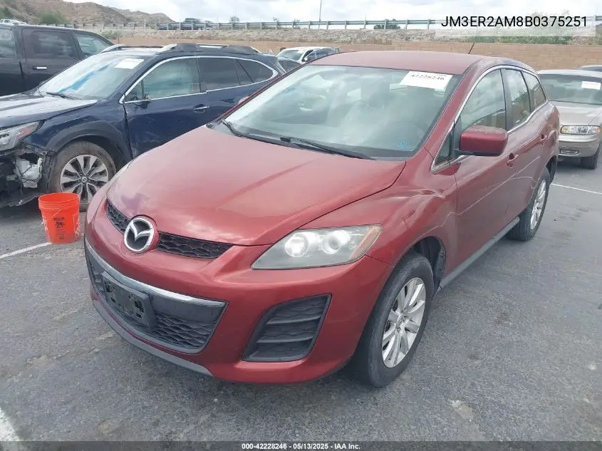 2011 Mazda Cx-7 I Sv VIN: JM3ER2AM8B0375251 Lot: 42228246