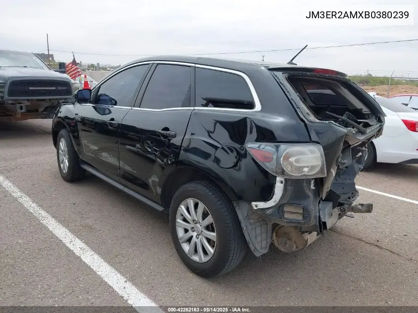 2011 Mazda Cx-7 I Sv VIN: JM3ER2AMXB0380239 Lot: 42262163