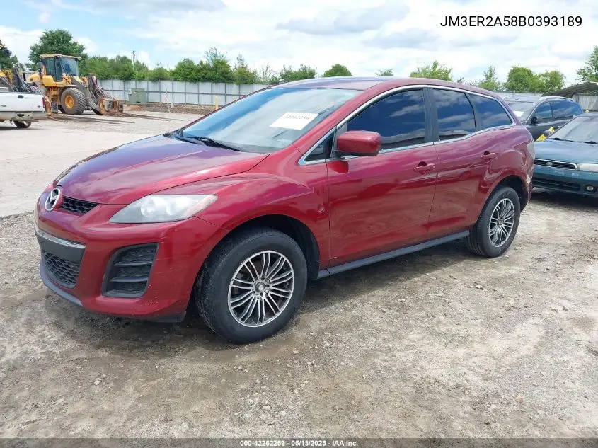 2011 Mazda Cx-7 I Sv VIN: JM3ER2A58B0393189 Lot: 42262259