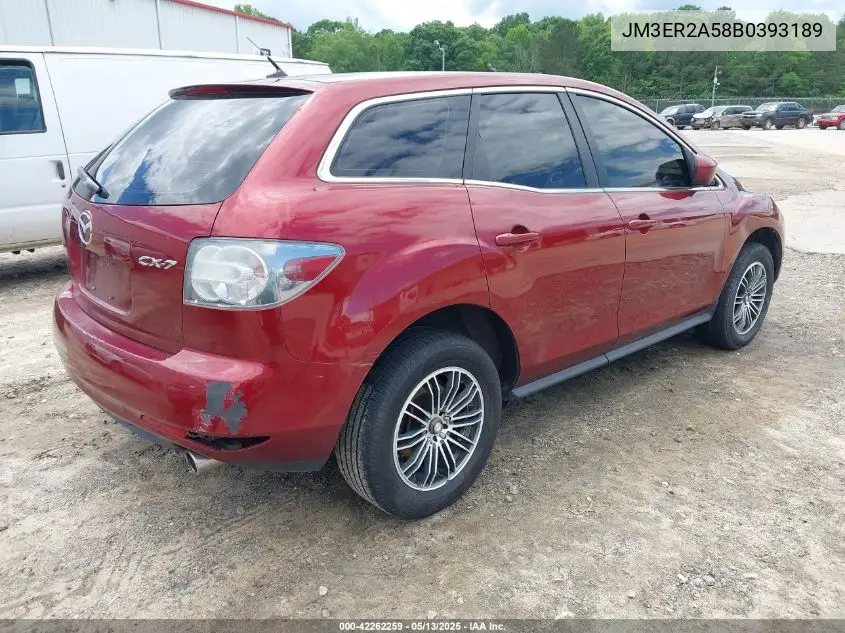 2011 Mazda Cx-7 I Sv VIN: JM3ER2A58B0393189 Lot: 42262259