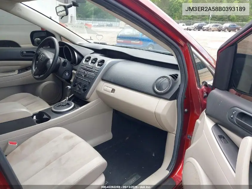 2011 Mazda Cx-7 I Sv VIN: JM3ER2A58B0393189 Lot: 42262259