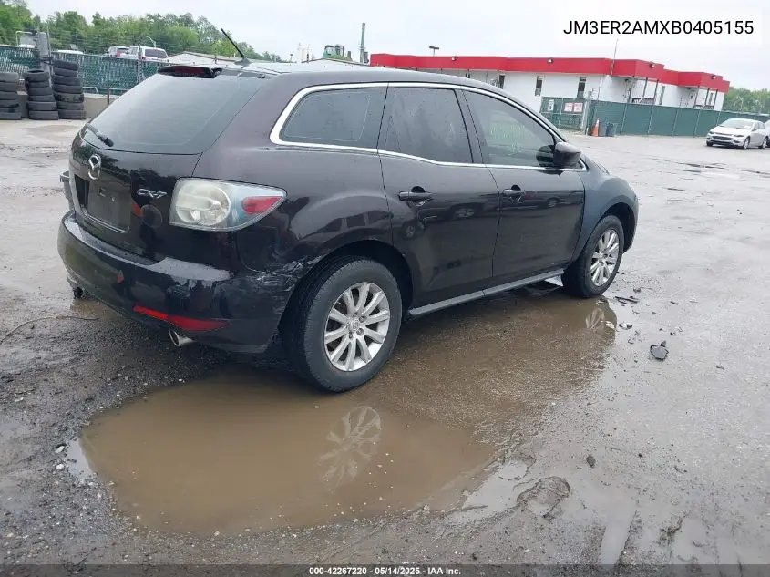 2011 Mazda Cx-7 I Sv VIN: JM3ER2AMXB0405155 Lot: 42267220