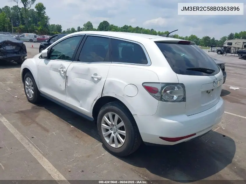 2011 Mazda Cx-7 I Touring VIN: JM3ER2C58B0363896 Lot: 42419648