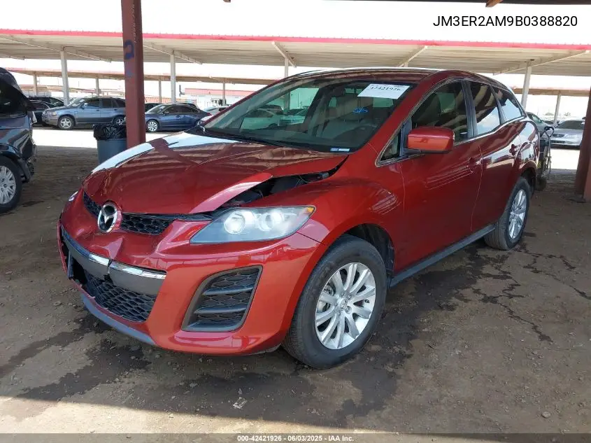 2011 Mazda Cx-7 I Sv VIN: JM3ER2AM9B0388820 Lot: 42421926