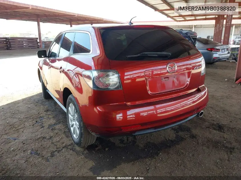 2011 Mazda Cx-7 I Sv VIN: JM3ER2AM9B0388820 Lot: 42421926