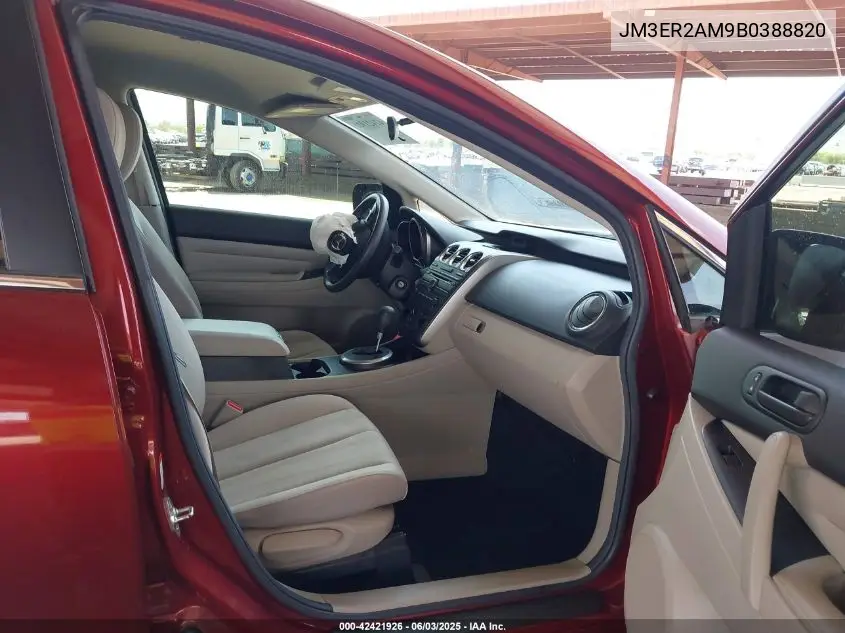 2011 Mazda Cx-7 I Sv VIN: JM3ER2AM9B0388820 Lot: 42421926