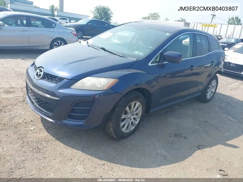2011 Mazda Cx-7 I Touring VIN: JM3ER2CMXB0403807 Lot: 42438097