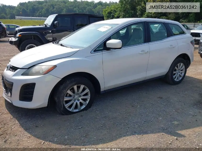 2011 Mazda Cx-7 I Sv VIN: JM3ER2A52B0361242 Lot: 42447014