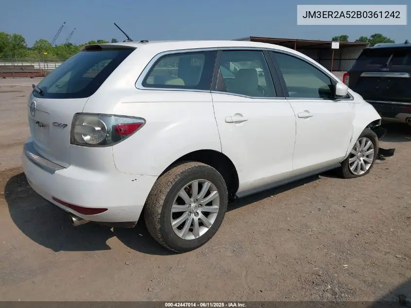 2011 Mazda Cx-7 I Sv VIN: JM3ER2A52B0361242 Lot: 42447014