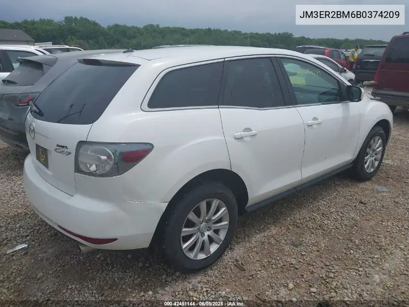 2011 Mazda Cx-7 I Sport VIN: JM3ER2BM6B0374209 Lot: 42451144