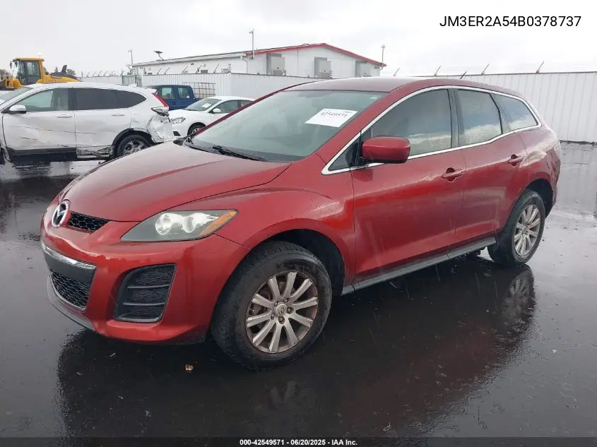 2011 Mazda Cx-7 I Sv VIN: JM3ER2A54B0378737 Lot: 42549571