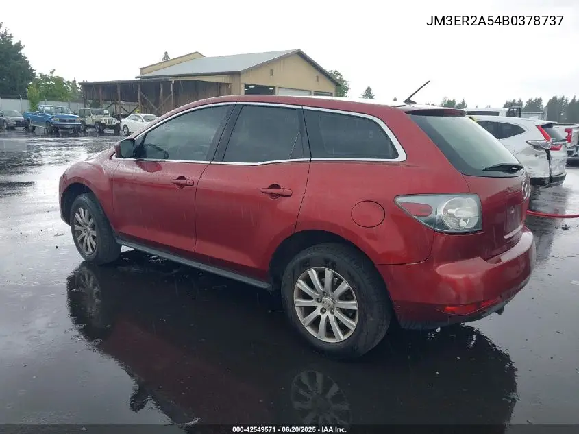 2011 Mazda Cx-7 I Sv VIN: JM3ER2A54B0378737 Lot: 42549571