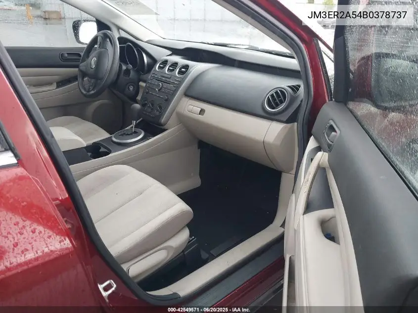 2011 Mazda Cx-7 I Sv VIN: JM3ER2A54B0378737 Lot: 42549571