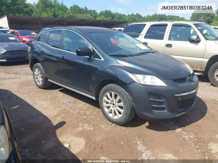 2011 Mazda Cx-7 I Sport VIN: JM3ER2B51B0383246 Lot: 42585032
