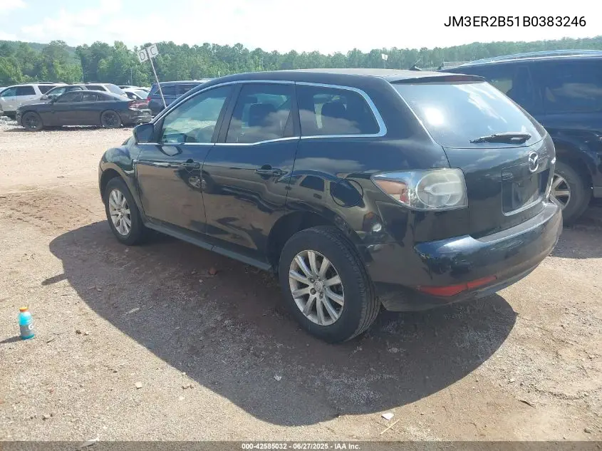 2011 Mazda Cx-7 I Sport VIN: JM3ER2B51B0383246 Lot: 42585032