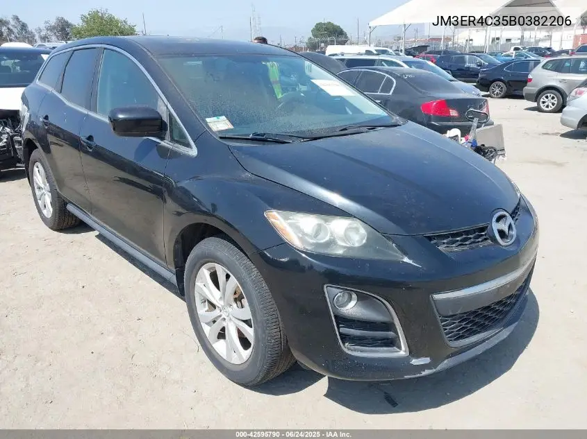 2011 Mazda Cx-7 S Touring VIN: JM3ER4C35B0382206 Lot: 42595790