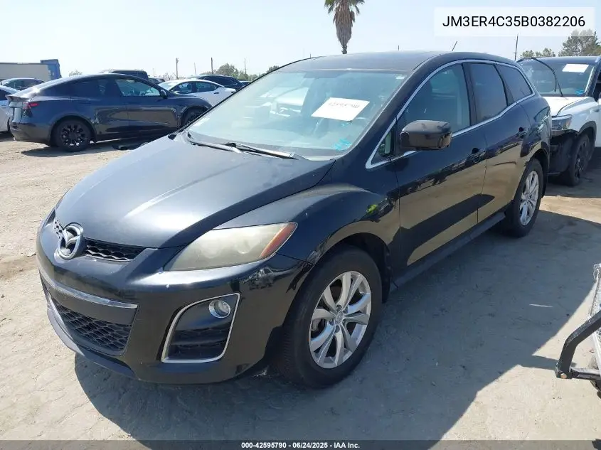 2011 Mazda Cx-7 S Touring VIN: JM3ER4C35B0382206 Lot: 42595790