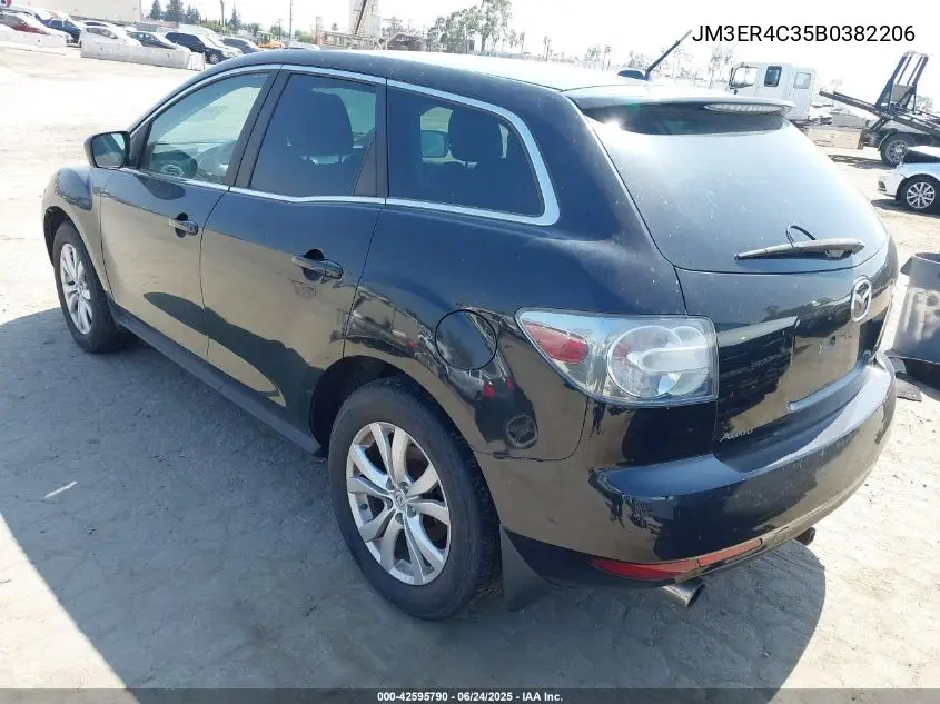 2011 Mazda Cx-7 S Touring VIN: JM3ER4C35B0382206 Lot: 42595790