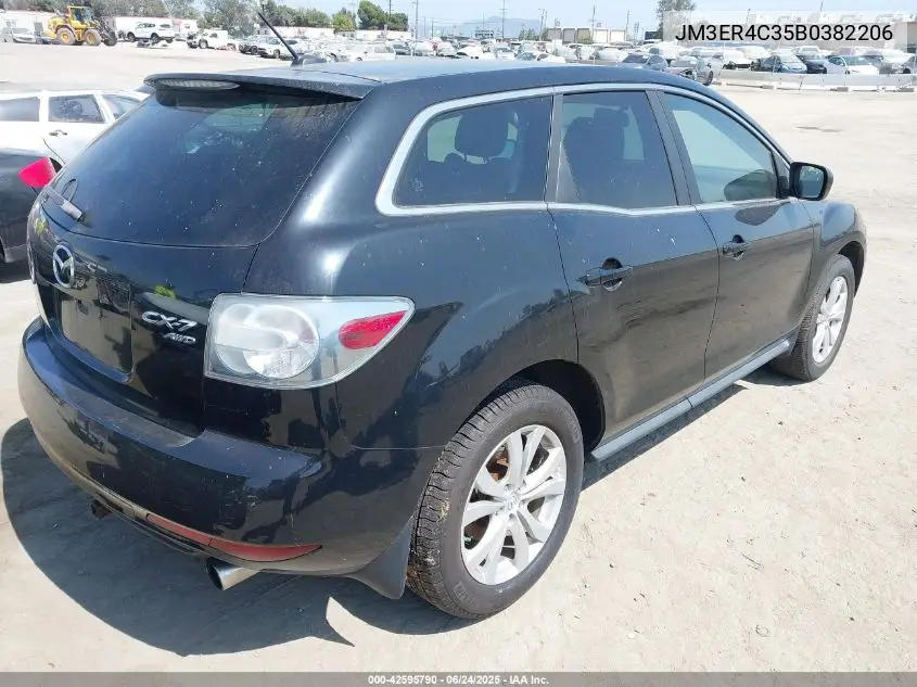 2011 Mazda Cx-7 S Touring VIN: JM3ER4C35B0382206 Lot: 42595790