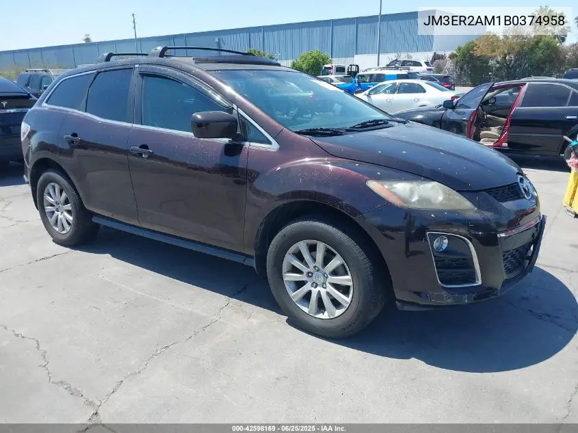 2011 Mazda Cx-7 I Sv VIN: JM3ER2AM1B0374958 Lot: 42598169