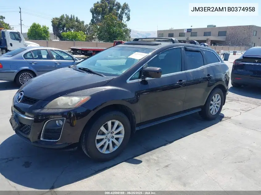 2011 Mazda Cx-7 I Sv VIN: JM3ER2AM1B0374958 Lot: 42598169