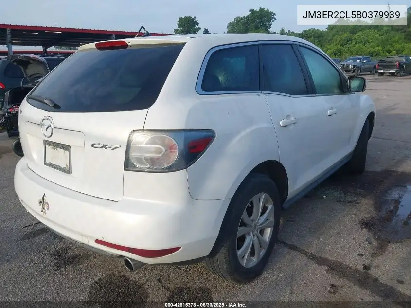 2011 Mazda Cx-7 VIN: JM3ER2CL5B0379939 Lot: 42615378