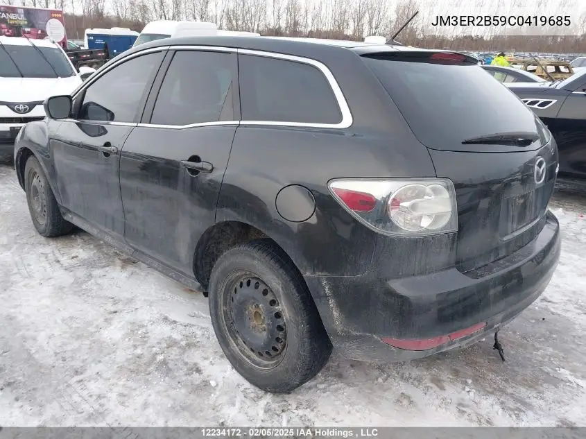 2012 Mazda Cx-7 Gx VIN: JM3ER2B59C0419685 Lot: 12234172