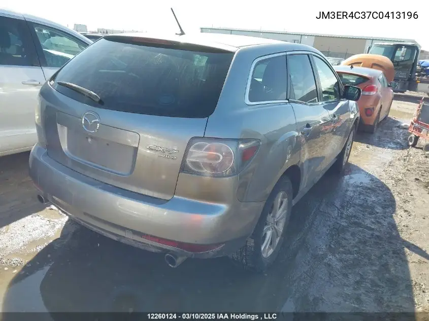 2012 Mazda Cx-7 VIN: JM3ER4C37C0413196 Lot: 12260124