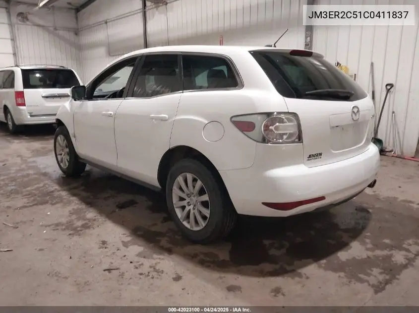 2012 Mazda Cx-7 I Touring VIN: JM3ER2C51C0411837 Lot: 42023100