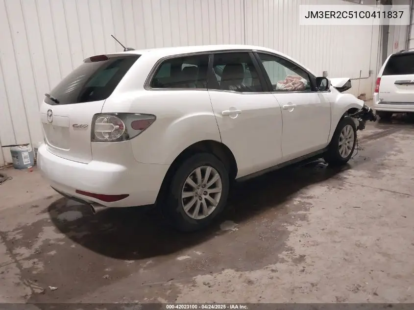 2012 Mazda Cx-7 I Touring VIN: JM3ER2C51C0411837 Lot: 42023100