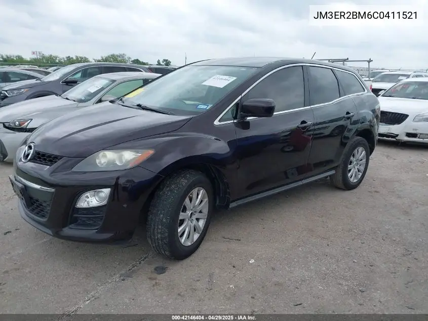 2012 Mazda Cx-7 I Sport VIN: JM3ER2BM6C0411521 Lot: 42146404