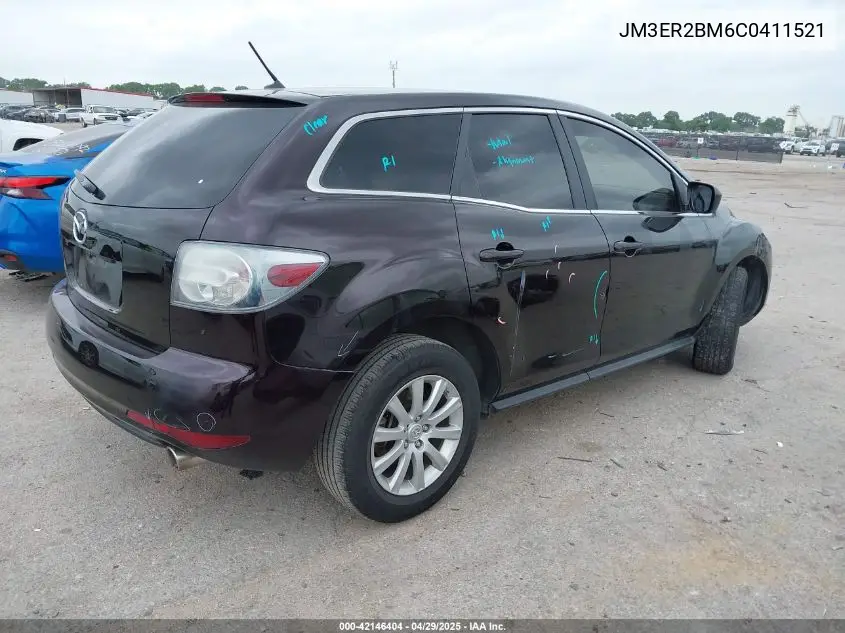 2012 Mazda Cx-7 I Sport VIN: JM3ER2BM6C0411521 Lot: 42146404