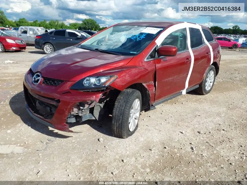 2012 Mazda Cx-7 I Sport VIN: JM3ER2B52C0416384 Lot: 42207859