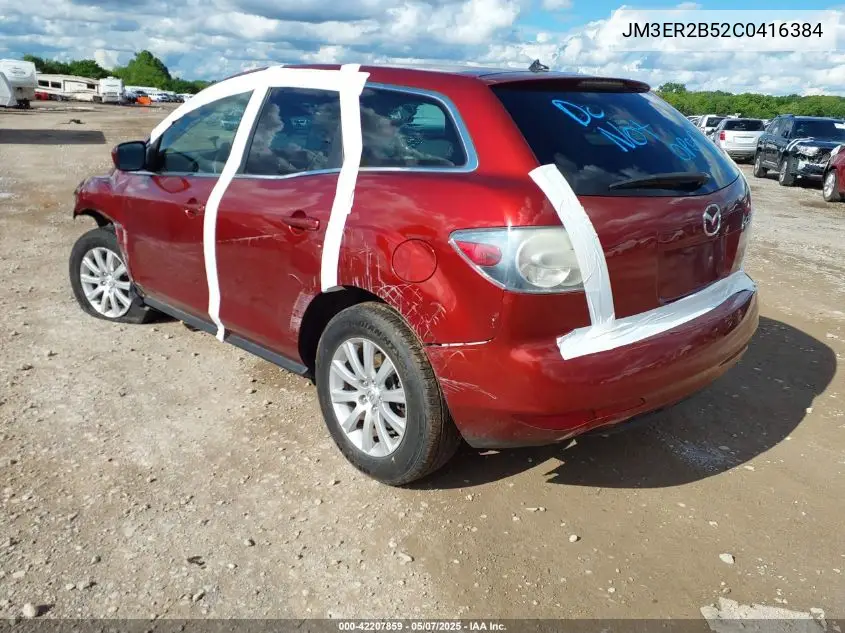 2012 Mazda Cx-7 I Sport VIN: JM3ER2B52C0416384 Lot: 42207859
