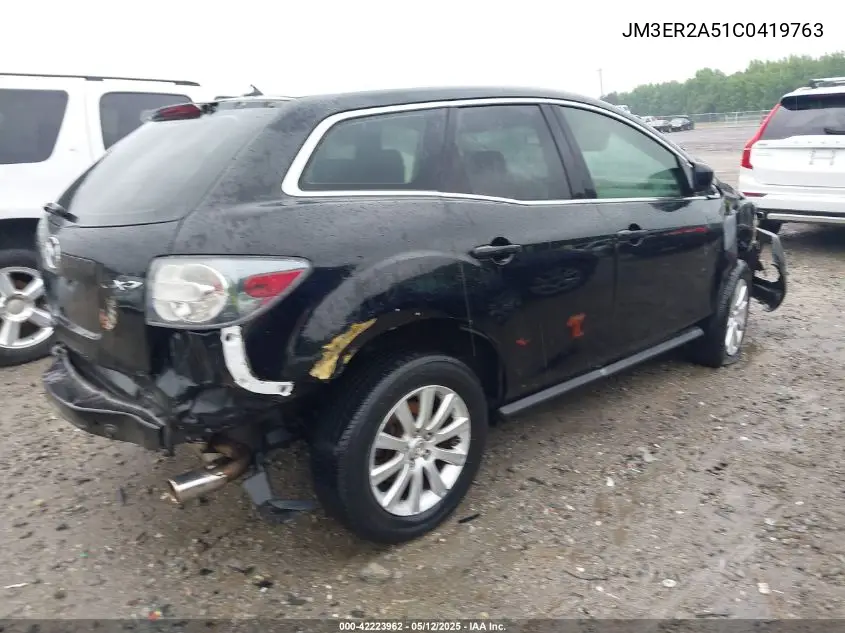 2012 Mazda Cx-7 I Sv VIN: JM3ER2A51C0419763 Lot: 42223962