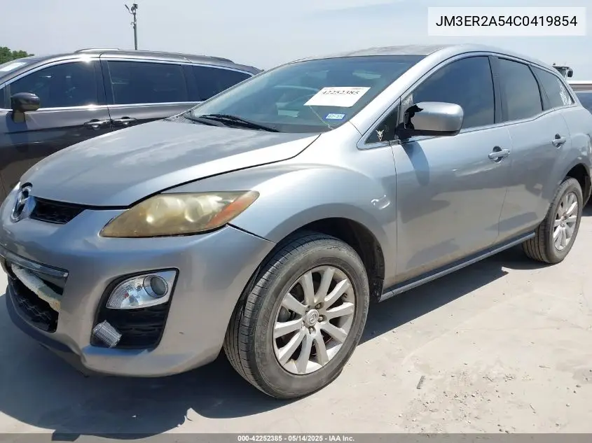 2012 Mazda Cx-7 I Sv VIN: JM3ER2A54C0419854 Lot: 42252385