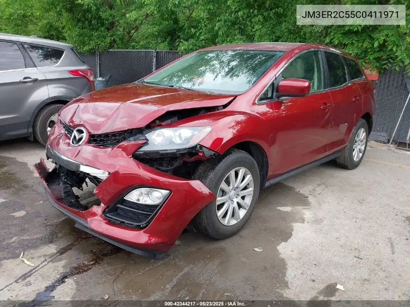 2012 Mazda Cx-7 I Touring VIN: JM3ER2C55C0411971 Lot: 42344217