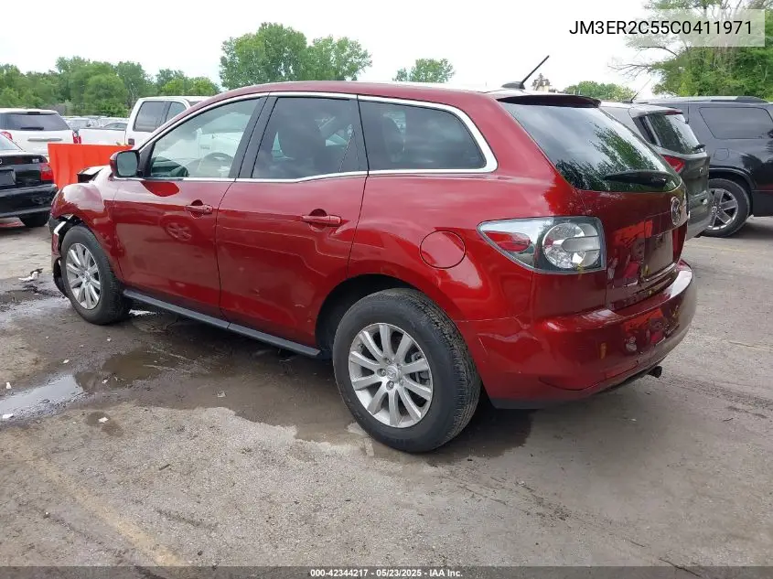 2012 Mazda Cx-7 I Touring VIN: JM3ER2C55C0411971 Lot: 42344217