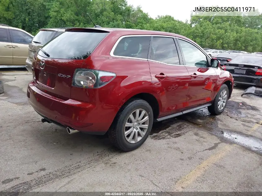 2012 Mazda Cx-7 I Touring VIN: JM3ER2C55C0411971 Lot: 42344217