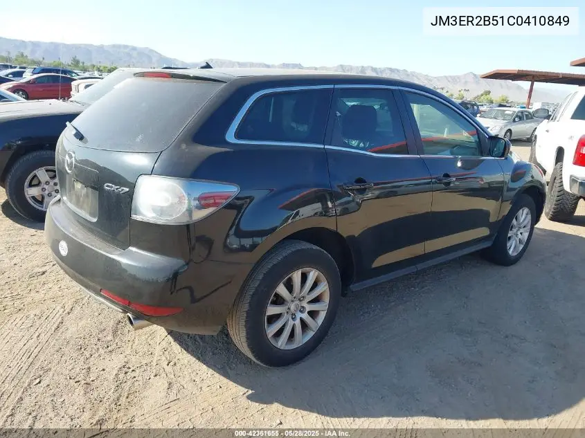 2012 Mazda Cx-7 I Sport VIN: JM3ER2B51C0410849 Lot: 42361655