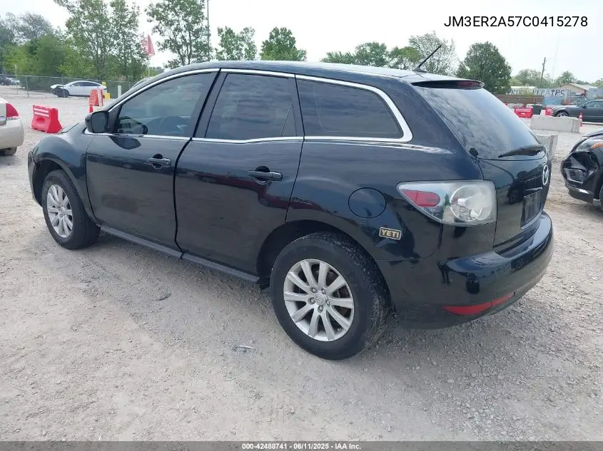 2012 Mazda Cx-7 I Sv VIN: JM3ER2A57C0415278 Lot: 42488741